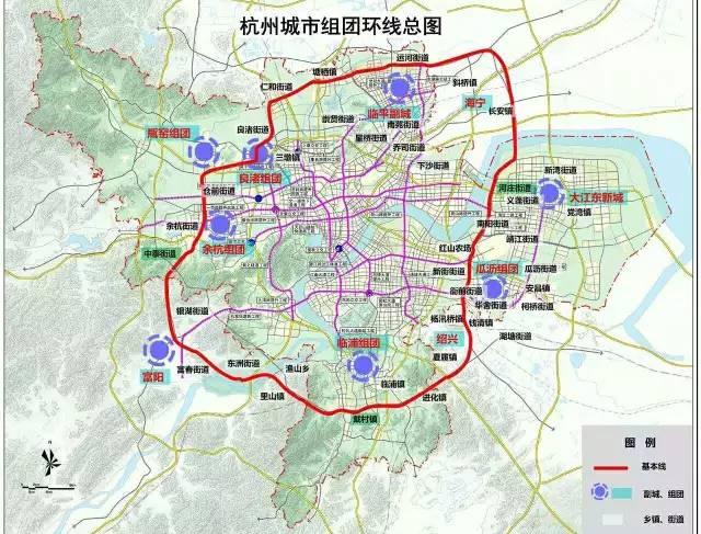 杭州三环线路图最新解读，交通脉络与城市发展新视角