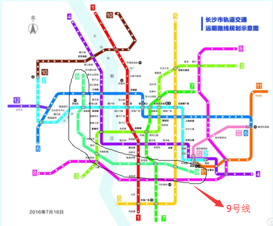 长沙地铁9号线最新站点详解